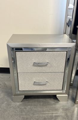 B410 LONNIX - TWO DRAWER NIGHT STAND