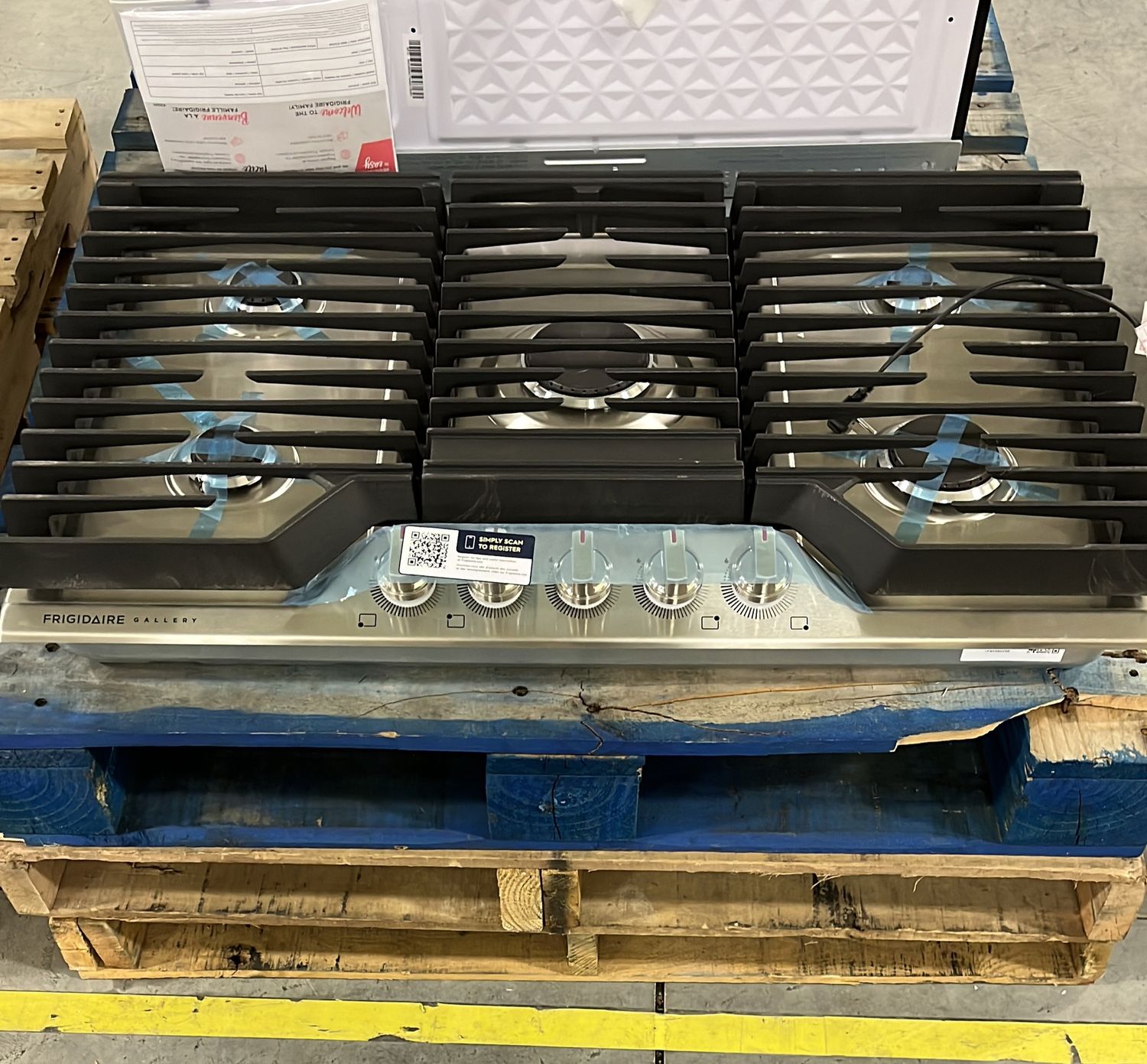 Frigidaire Gallery 36-in 5 Burners Stainless Steel Gas Cooktop