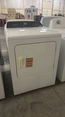 Whirlpool - 7-cu ft Steam Cycle Vented Electric Dryer - White