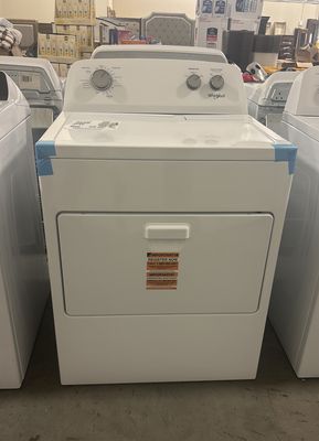 Whirlpool - 7.0 cu. ft. 240-Volt White Electric Vented Dryer with AUTODRY Drying System