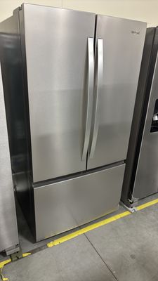Whirlpool - 36-Inch French Door Refrigerator with Interior Water Dispenser - 31 cu. ft.