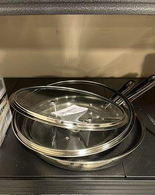 T-fal Ultimate Hard Anodized Nonstick 3-Piece Fry Pan Set