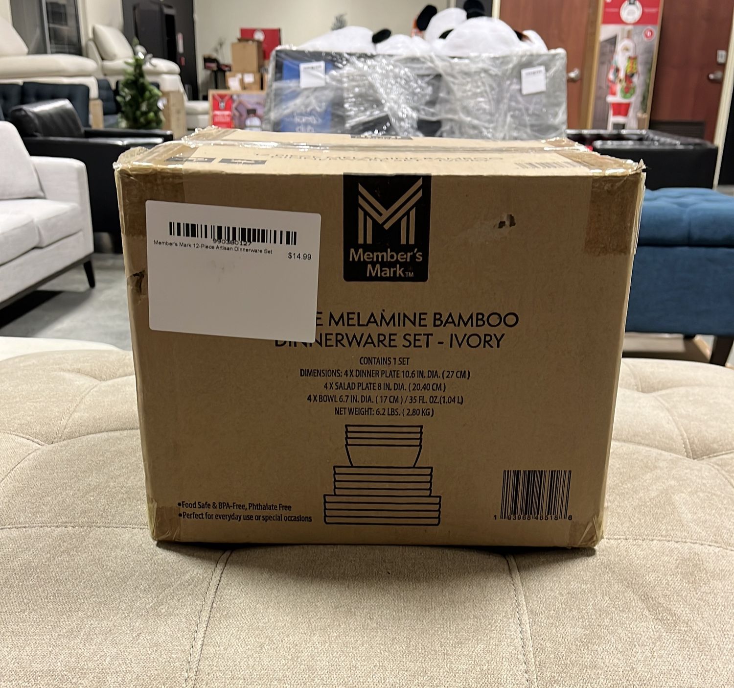 Member's Mark 12-Piece Artisan Dinnerware Set