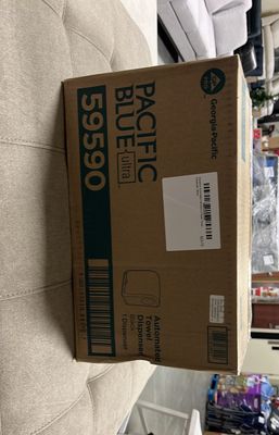 Marathon Automated Hardwound Paper Towel Dispenser, Black