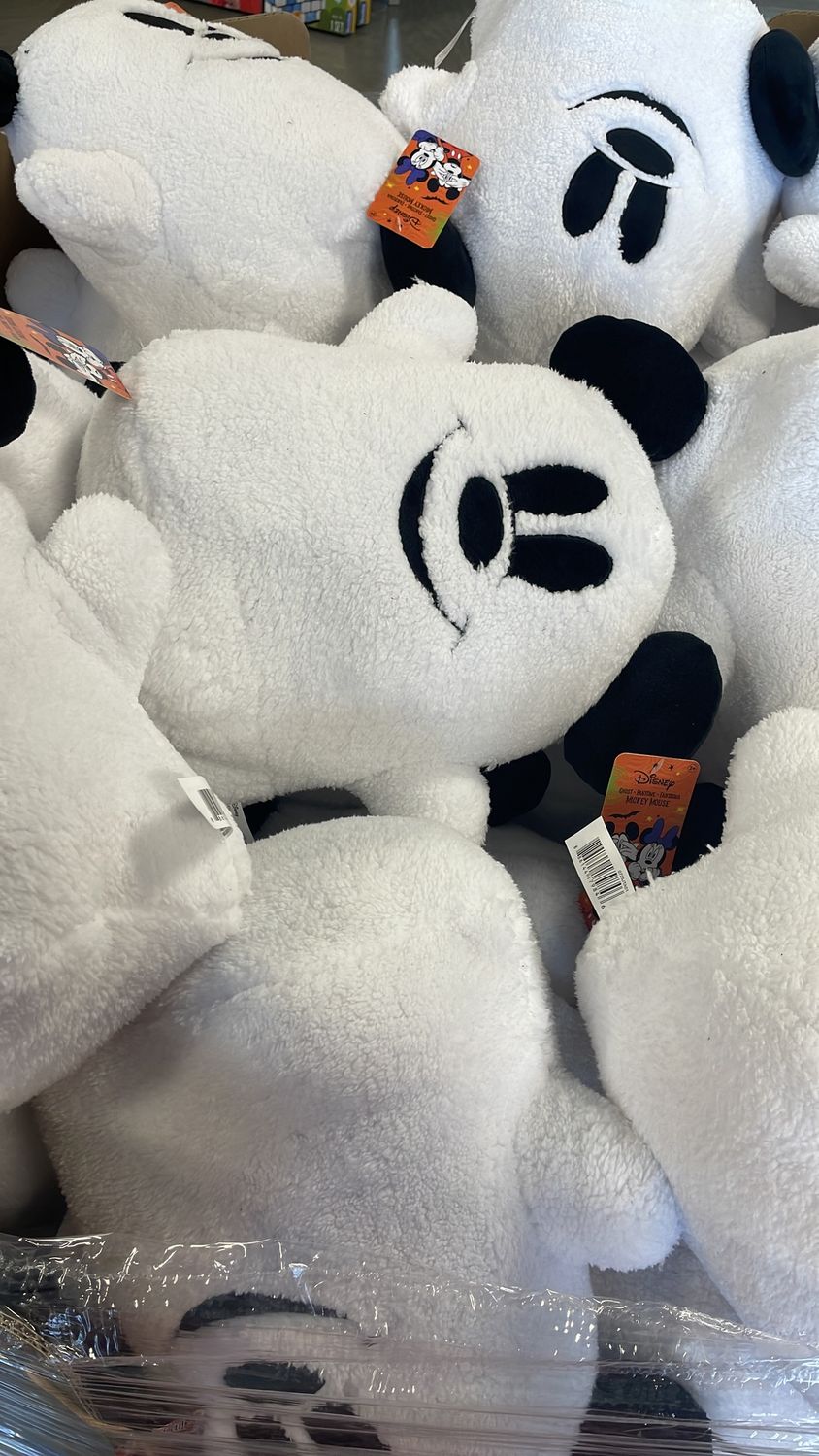 Disney Halloween Large Mickey Mouse Ghost Plush, 14"