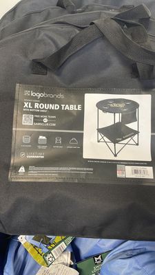 Logo Brands HBCU Tailgate Table with Shelf, Assorted Teams