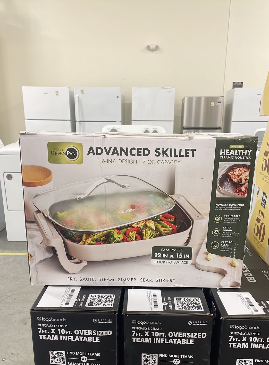 GreenPan Advanced 7-Quart Electric Ceramic Nonstick Skillet