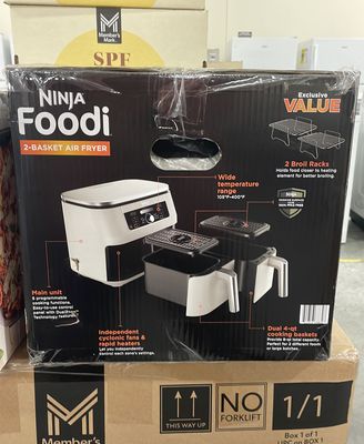 Ninja Foodi 6-in-1, 8-Quart 2 Basket Air Fryer with DualZone Technology