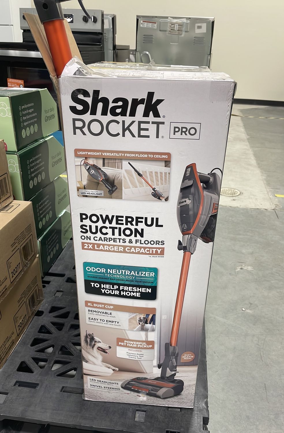 Shark Rocket Pro Corded Stick Vacuum with Odor Neutralizer Technology