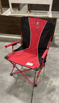 Logo Brands Tampa Bay Buccaneers Hard Arm Chair