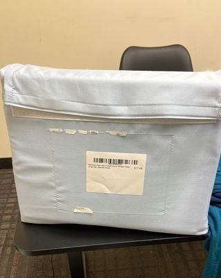 Member's Mark 400-Thread-Count Percale Cotton Sheet Set, Assorted Sizes