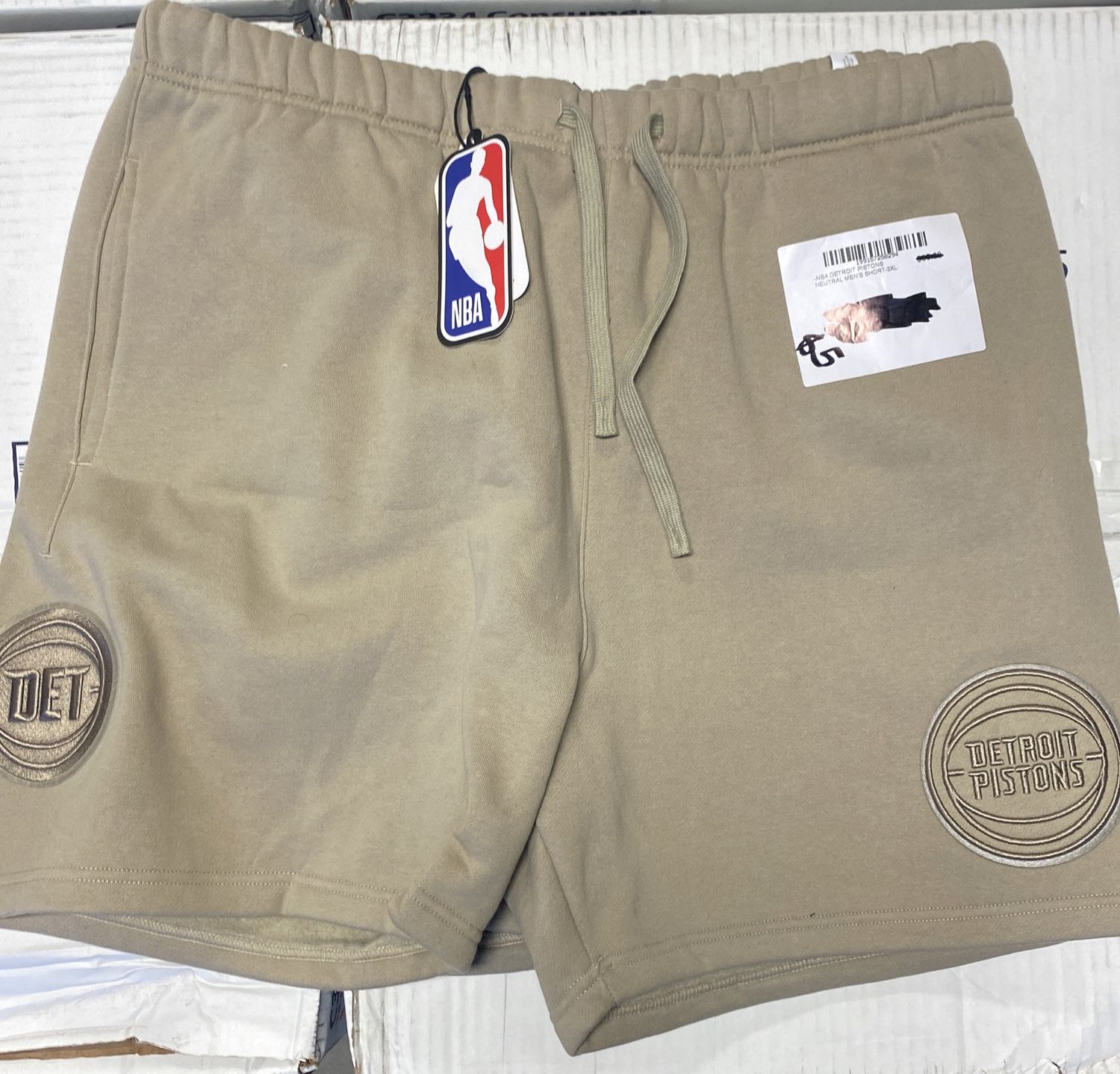 -NBA DETROIT PISTONS NEUTRAL MEN'S SHORT-3XL