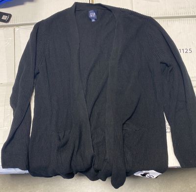 Barrel-Sleeve Cardigan Sweater