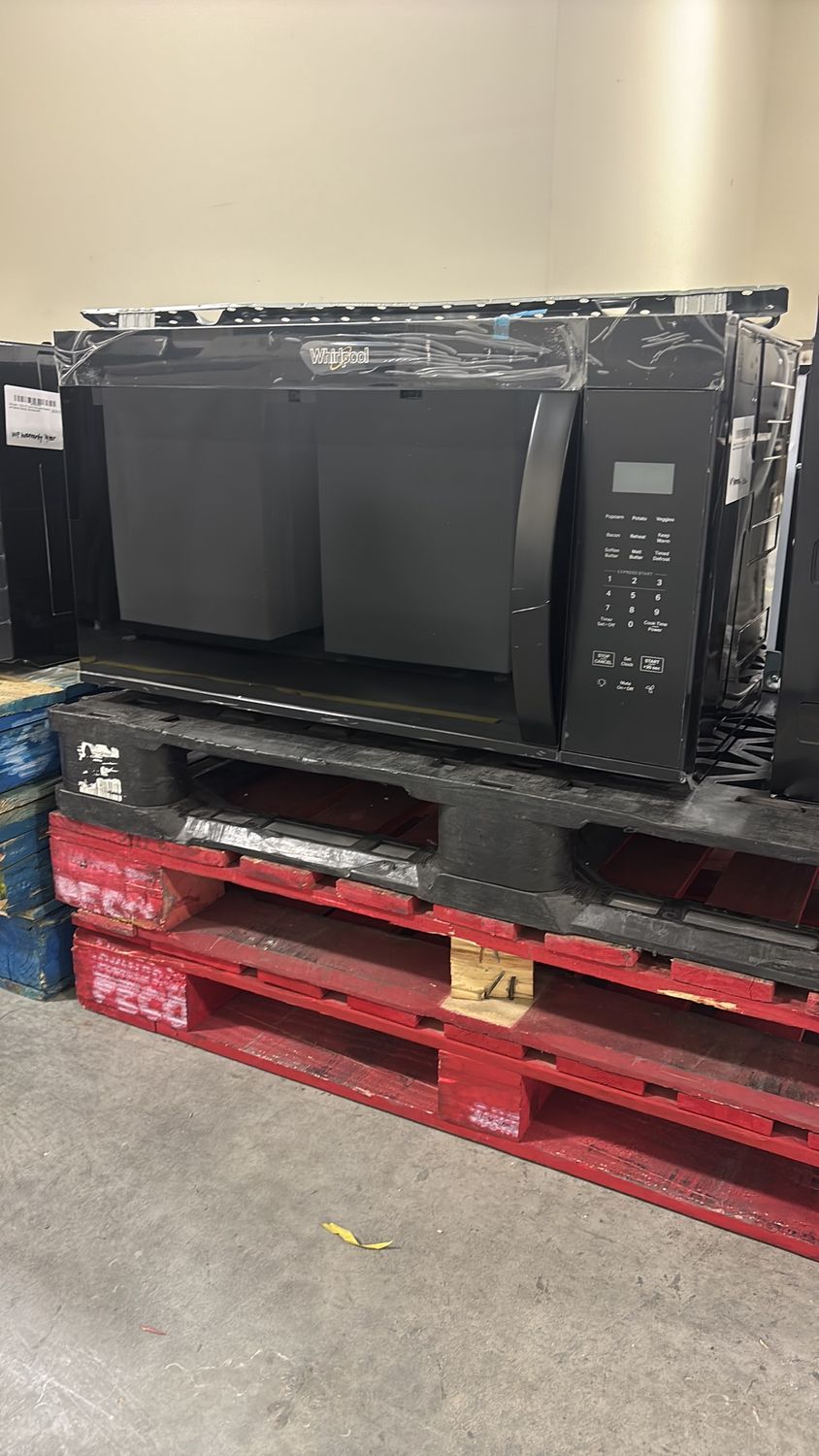 Whirlpool - 30 in Over-the-Range Microwave in Black with Express Cooking Buttons