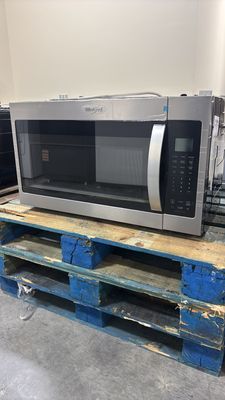 Whirlpool - 1.9 Cu. Ft. Over-the-Range Microwave with Sensor Cooking - Stainless Steel