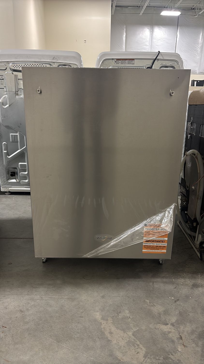 Whirlpool - Top Control Built-In Dishwasher with 3rd Rack and 51 dBa - Stainless Steel