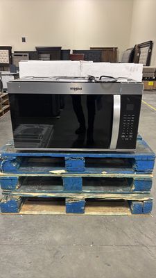 Whirlpool 1.9-Cu. Feet 1000 -Watt 29.875-Inches Over-the-Range Microwave with Sensor Cooking ( Stainless Steel )