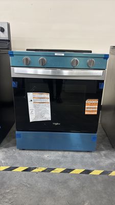 Whirlpool - 30-inch Smart Slide in Electric Range with Air Cooking Technology, No Preheat Air Fry, WipeClean™ Coating, Steam/Self Clean and High Speed Preheat