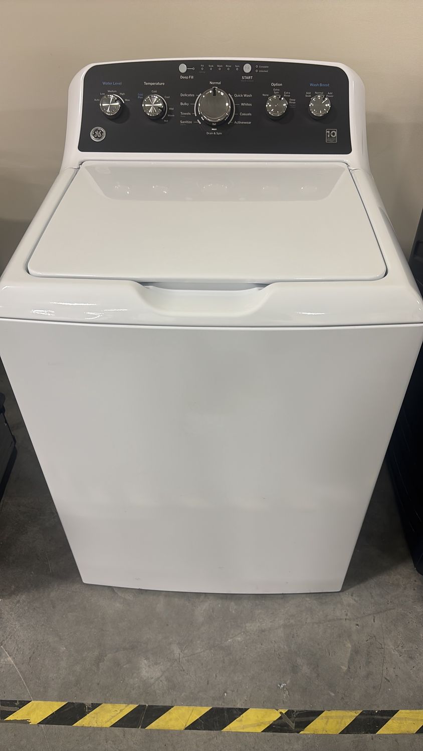 GE GE 4.5 cu. ft. Capacity Washer with Stainless Steel Basket,Cold Plus and Wash Boost