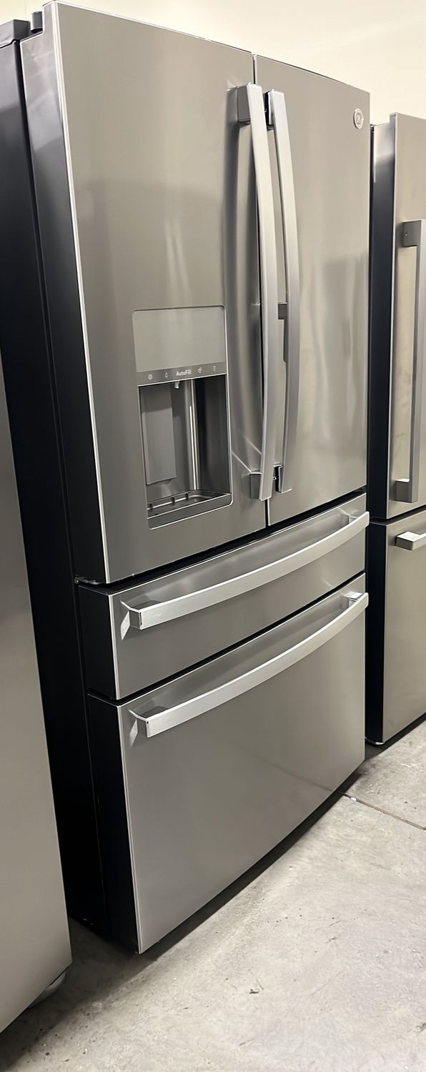GE Profile 27.9-cu ft Smart French Door Refrigerator with Ice Maker and Door within Door (Fingerprint-resistant Stainless Steel) ENERGY STAR