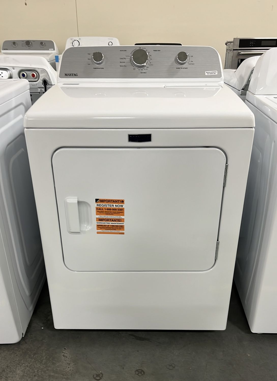 Maytag 7-cu ft Electric Dryer (White)