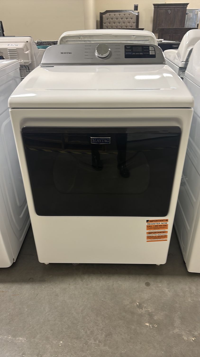 Maytag MED6205RW 7.4 cu. ft. Smart Electric Dryer