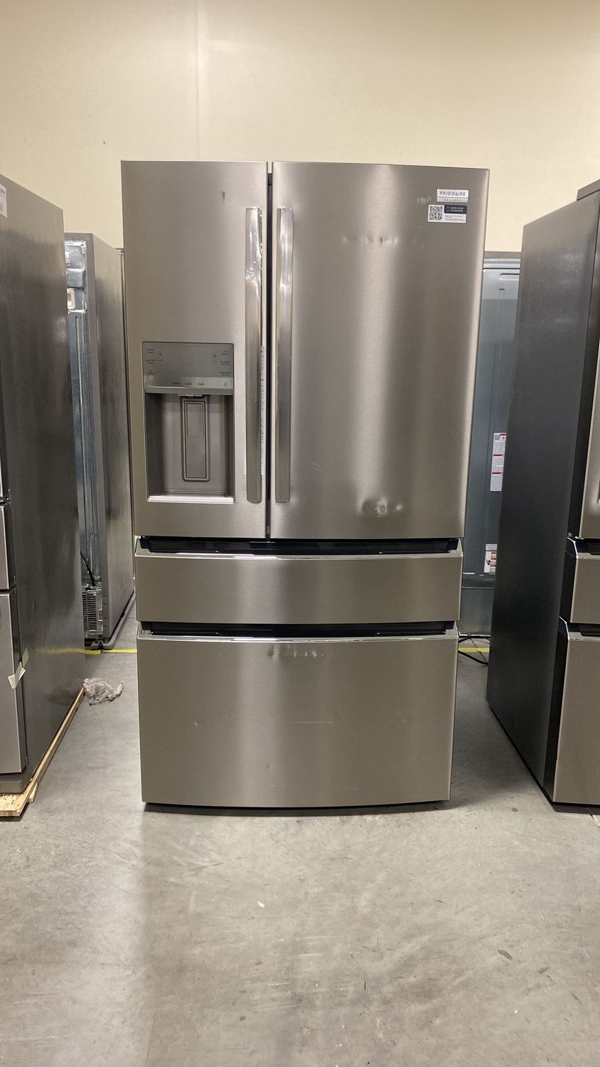 Frigidaire Gallery - 26.3 Cu. Ft. Standard-Depth 4-Door French Door Refrigerator - Stainless Steel