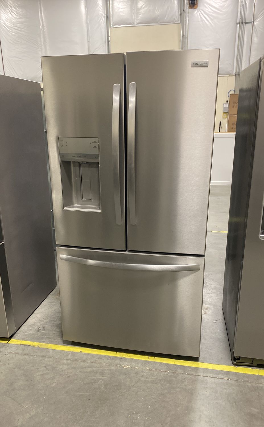 Frigidaire - 28 Cu. Ft. Standard Depth French Door Refrigerator in Smudge-Proof Stainless Steel