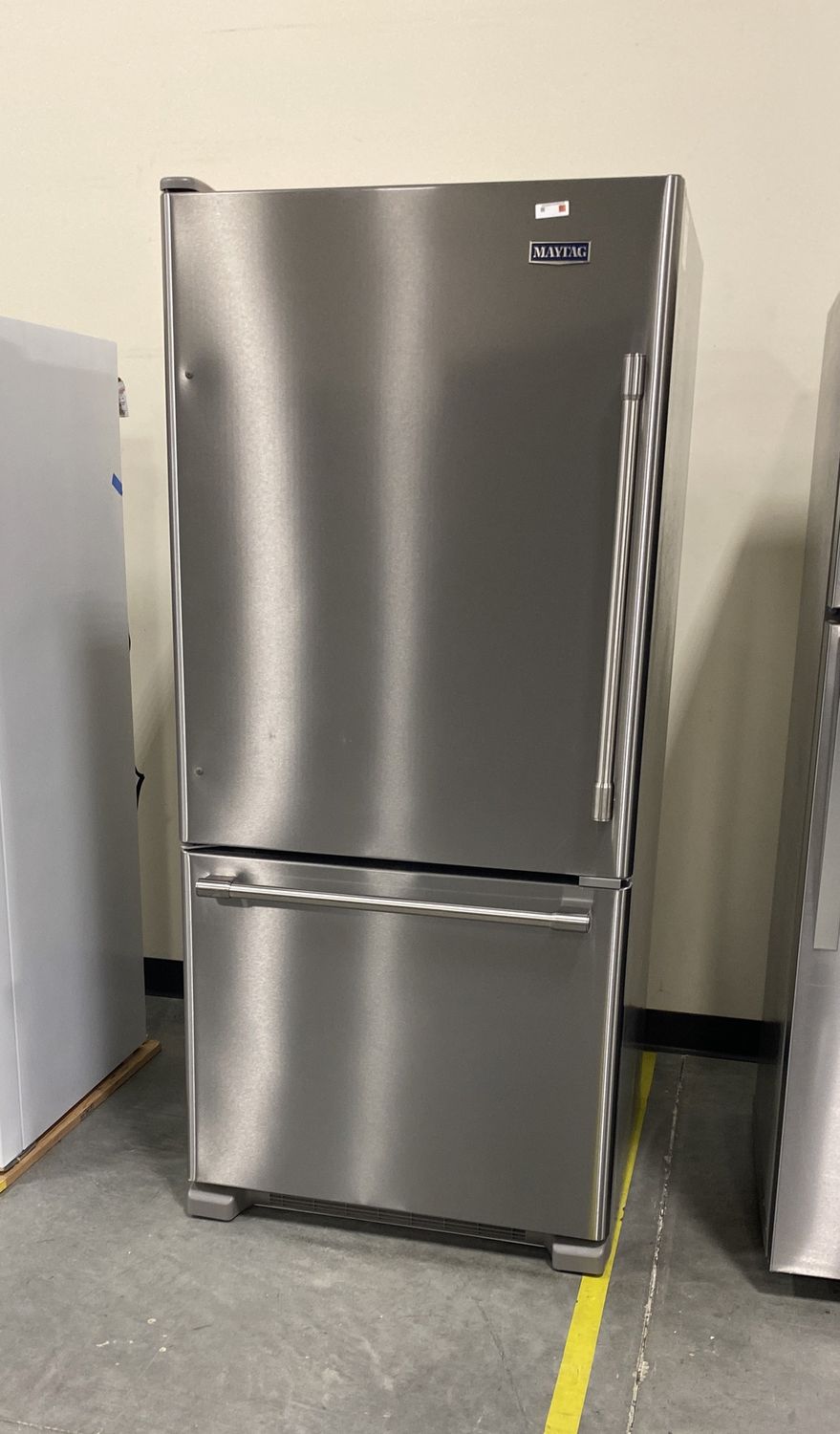 Maytag® 18.67 Cu. Ft. Fingerprint Resistant Stainless  Steel Bottom Freezer Refrigerator