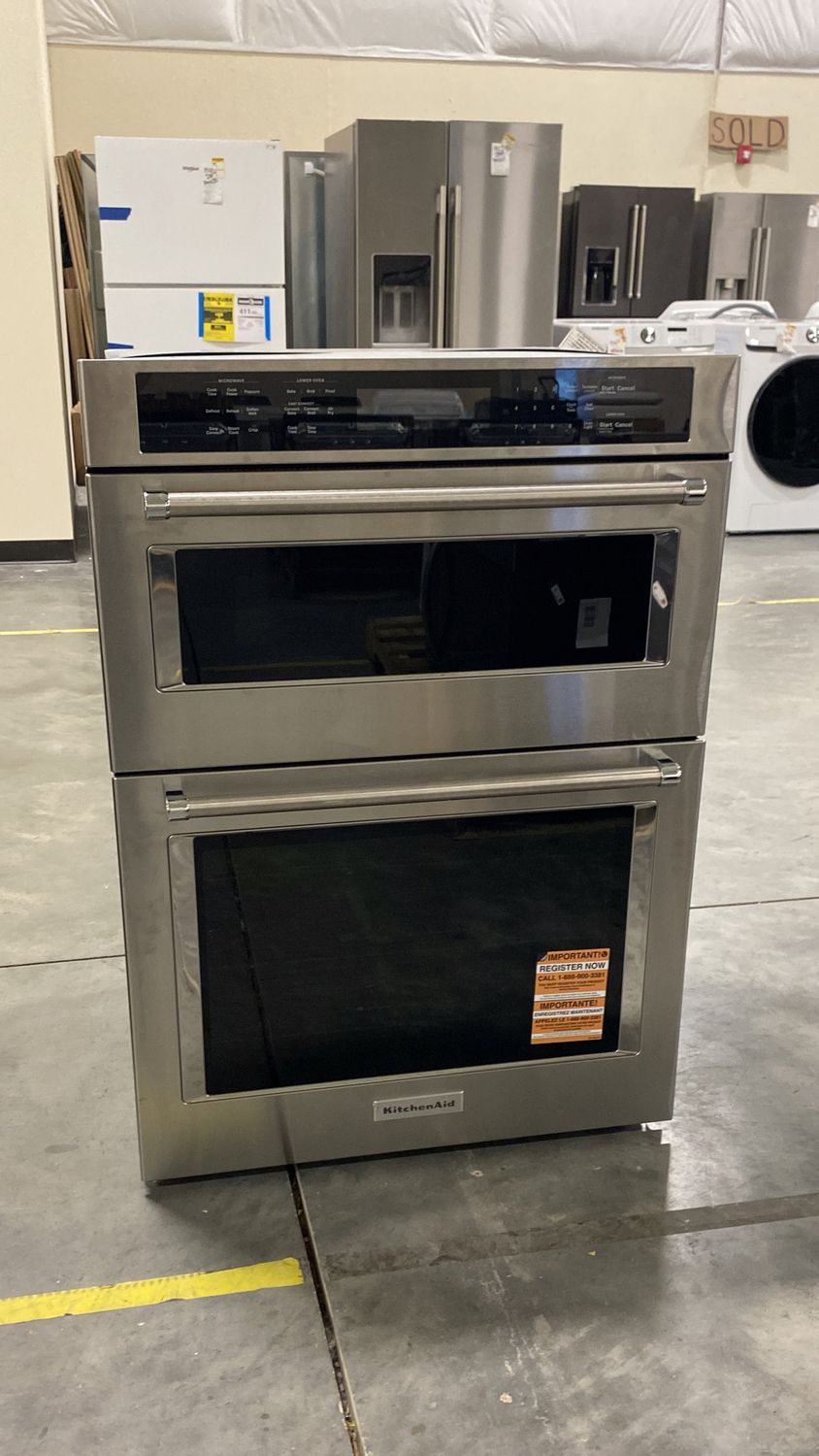 KitchenAid® 30" Stainless Steel Oven/Microwave Combo  Electric Wall Oven