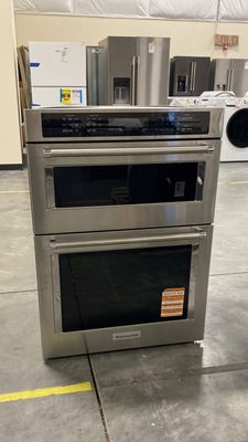 KitchenAid® 30" Stainless Steel Oven/Microwave Combo  Electric Wall Oven
