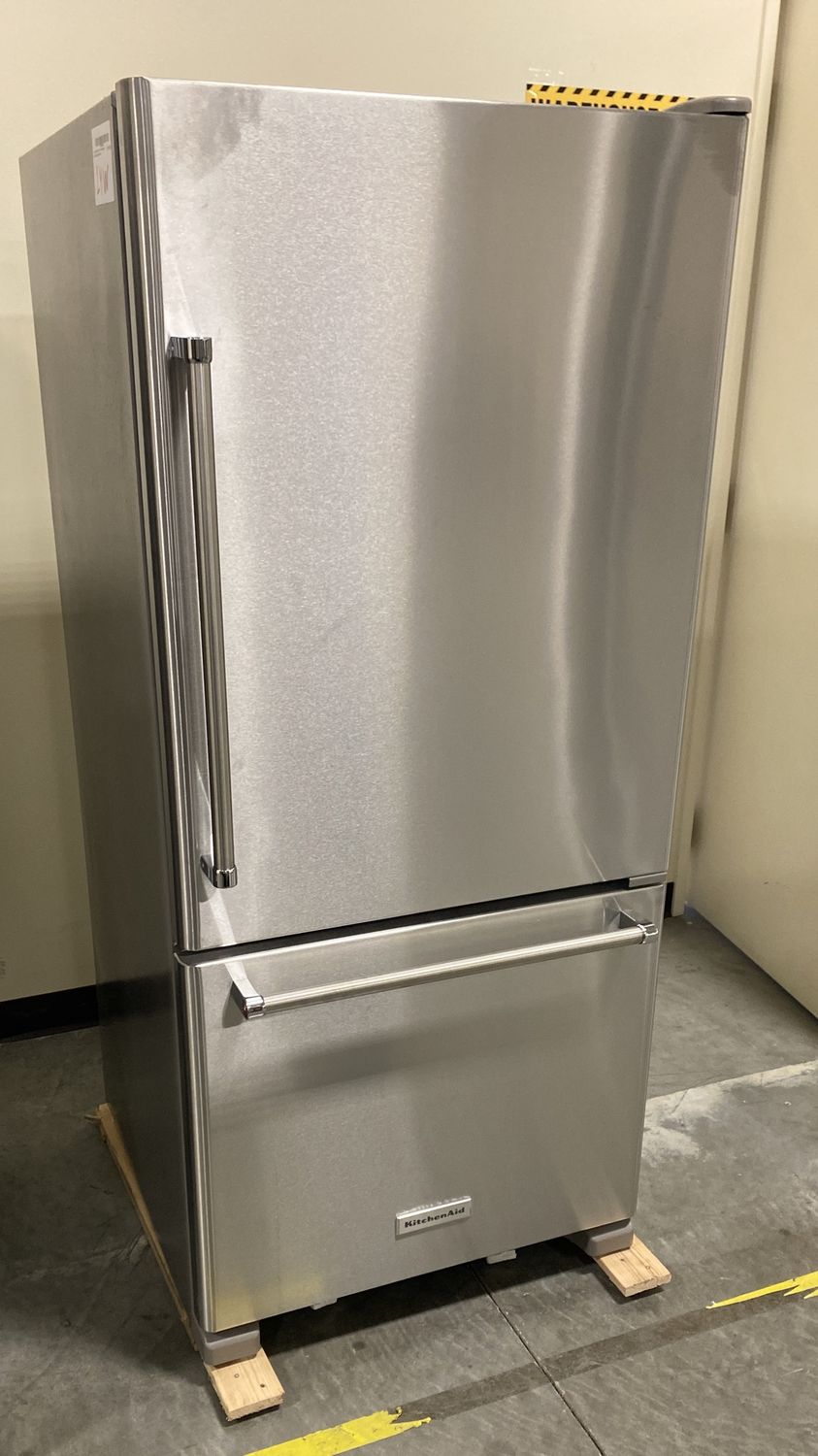 KitchenAid® 18.67 Cu. Ft. Stainless Steel Bottom Freezer  Refrigerator