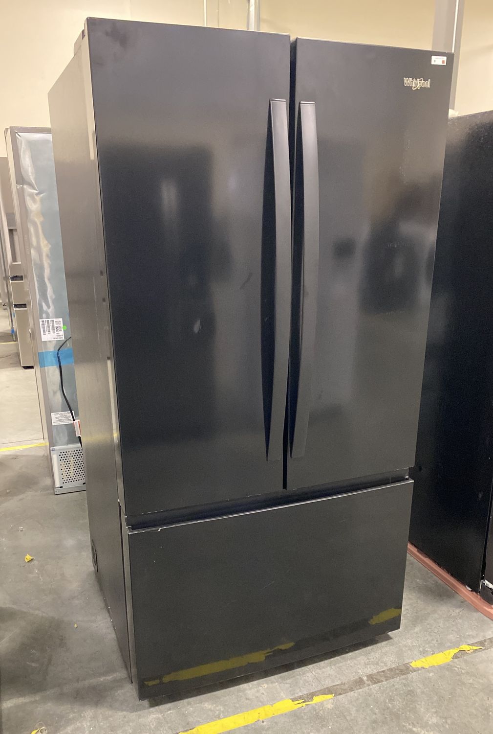 Whirlpool® 36 in. 31 cu. ft. French Door Refrigerator in Black with Ice  Maker