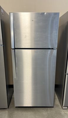 Whirlpool® 14.3 Cu. Ft. Top Freezer Refrigerator Monochromatic Stainless Steel