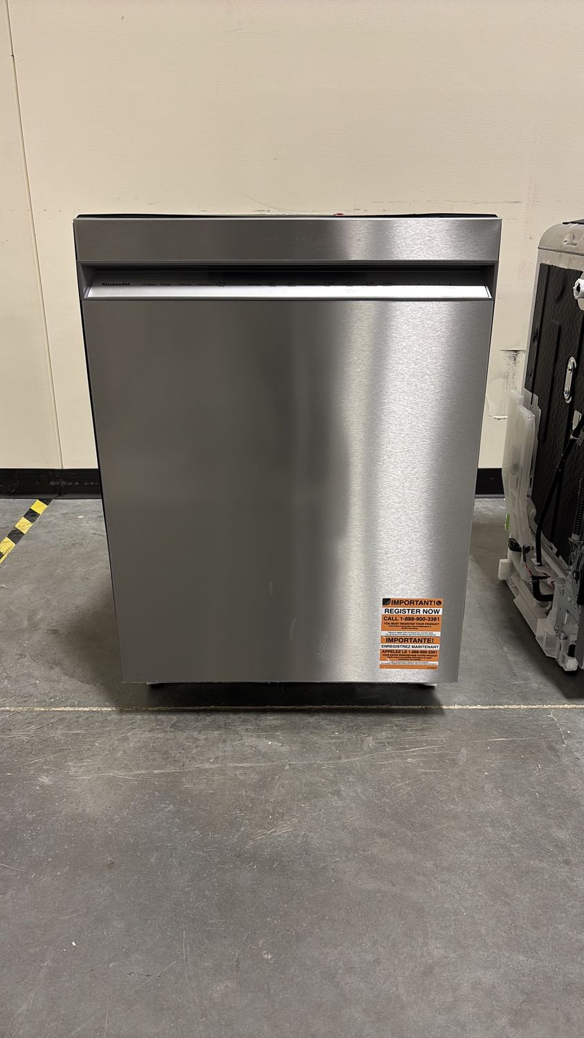 KitchenAid - 24" Top Control Built-In Dishwasher with 360 Max Jets Third Rack and ProDry System, 44 dBA - PrintShield Stainless