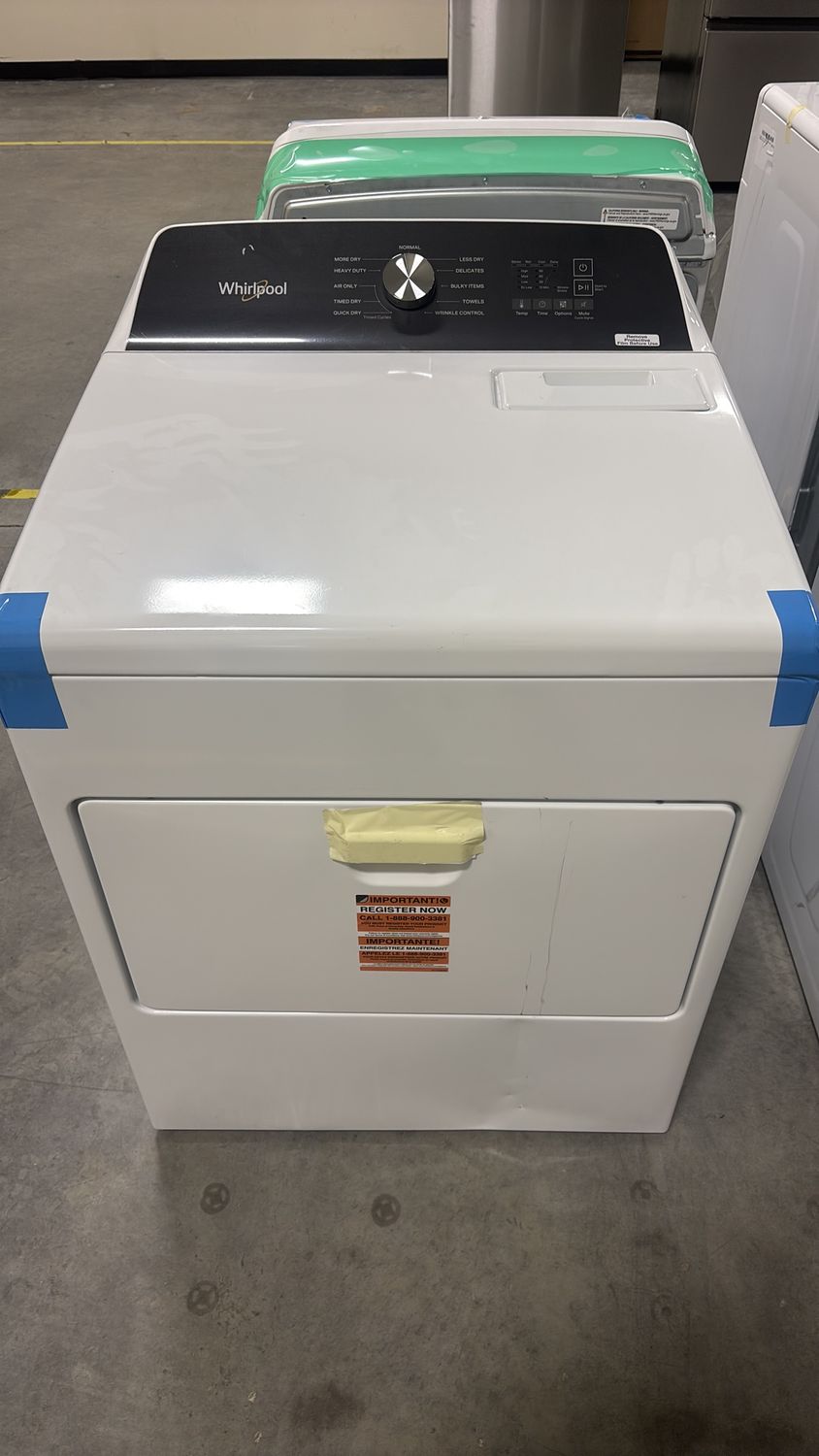 Whirlpool - 7.0 Cu. Ft. Gas Dryer with Moisture Sensing - White