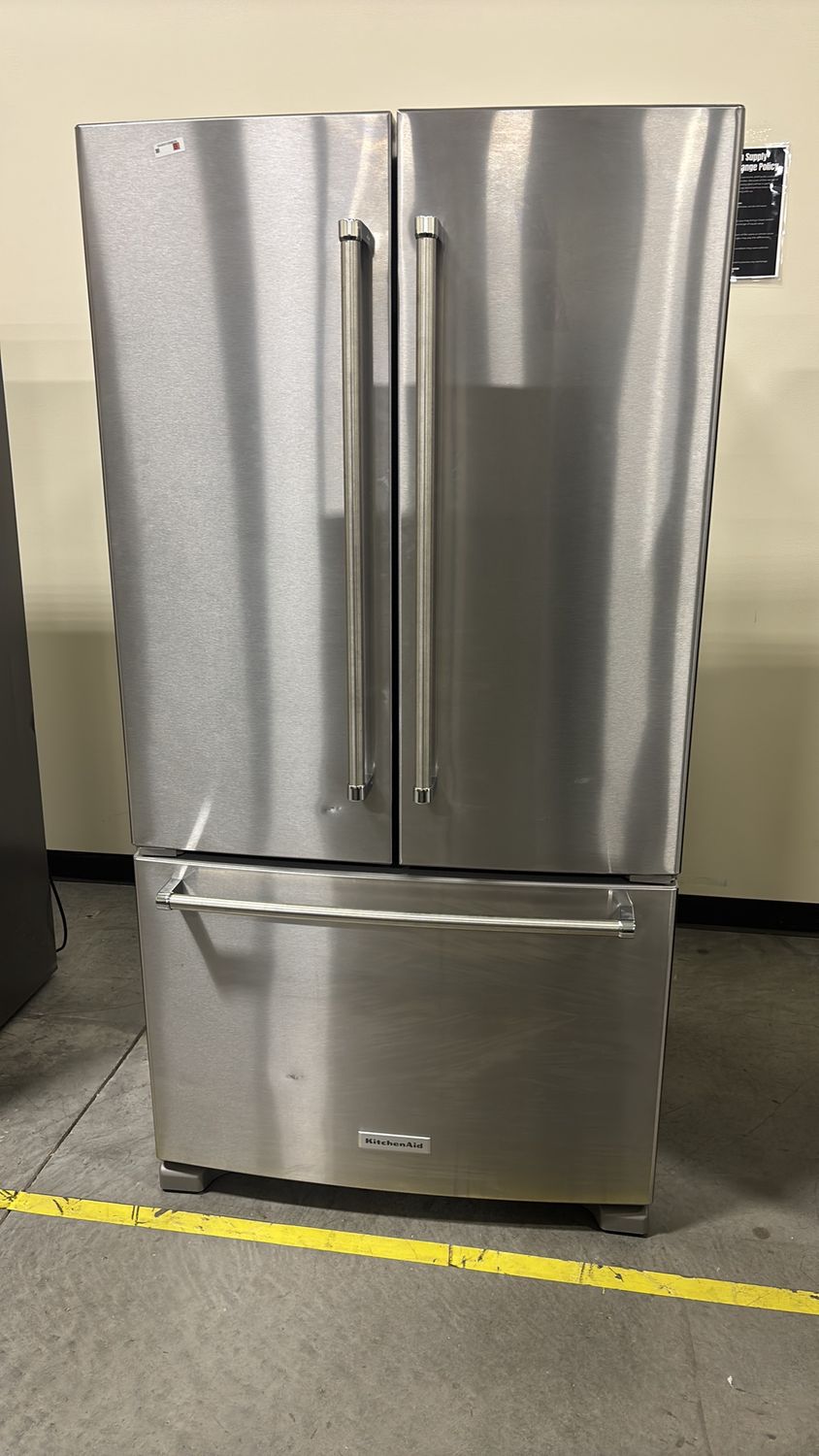 KitchenAid® 25.19 Cu. Ft. Stainless Steel French Door Refrigerator - Model # KRFF305ESS