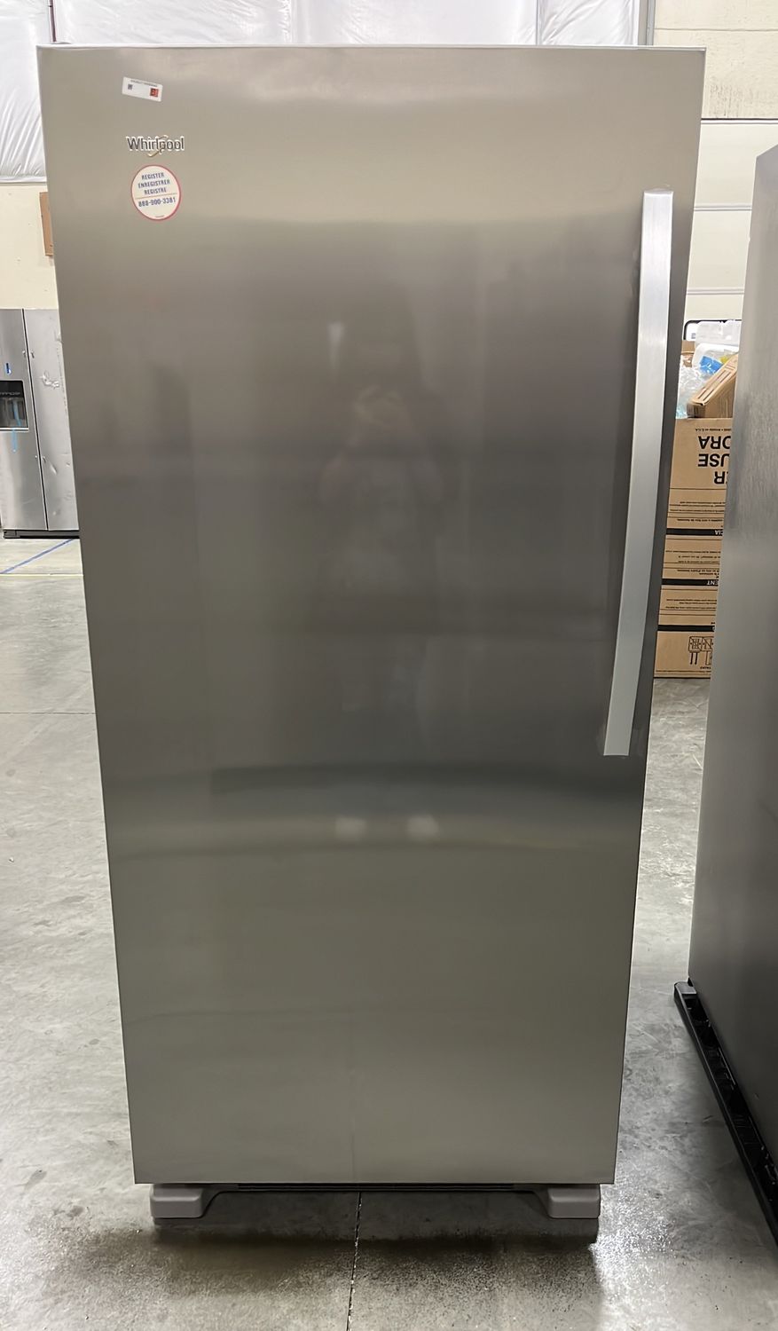 Whirlpool® Sidekicks® 18 Cu. Ft. All Freezer Monochromatic Stainless Steel - Model # WSZ57L18DM