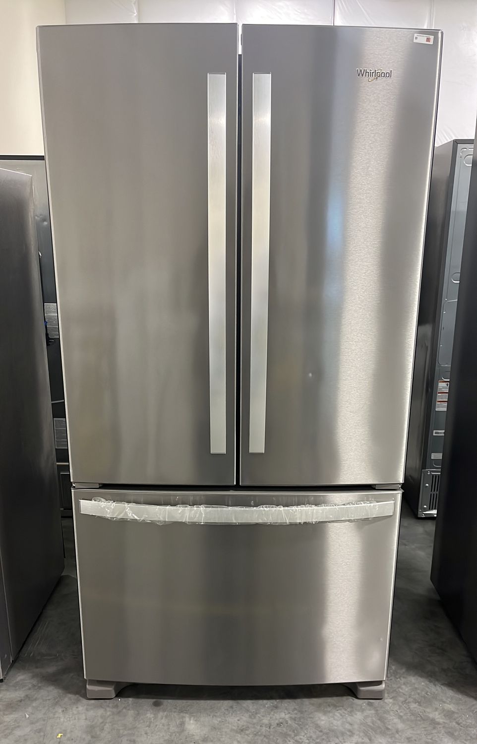 Whirlpool® 36 in. 25.2 Cu. Ft. Fingerprint Resistant  Stainless Steel French Door Refrigerator - Model #  WRFF3236RZ