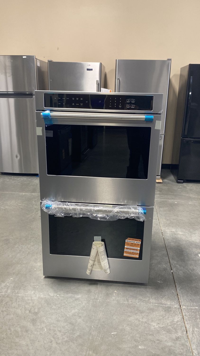 Maytag® 30" Fingerprint Resistant Stainless Steel Double  Electric Wall Oven with Air Fryer - Model # MOED6030LZ