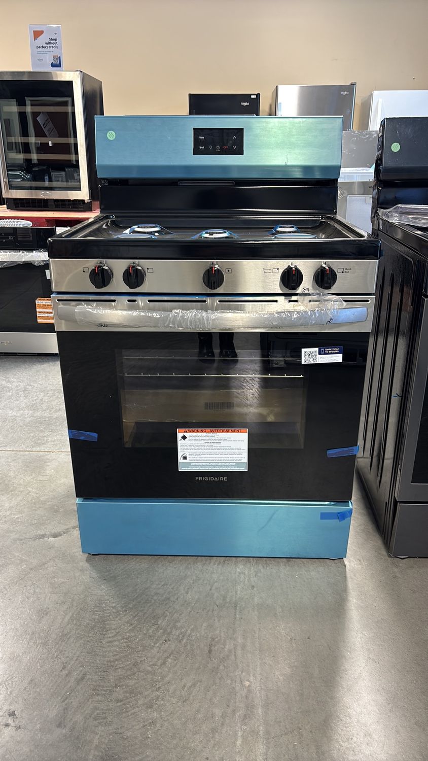Frigidaire 30-in 5 Burners 5.1-cu ft Freestanding Natural Gas Range (Stainless Steel)