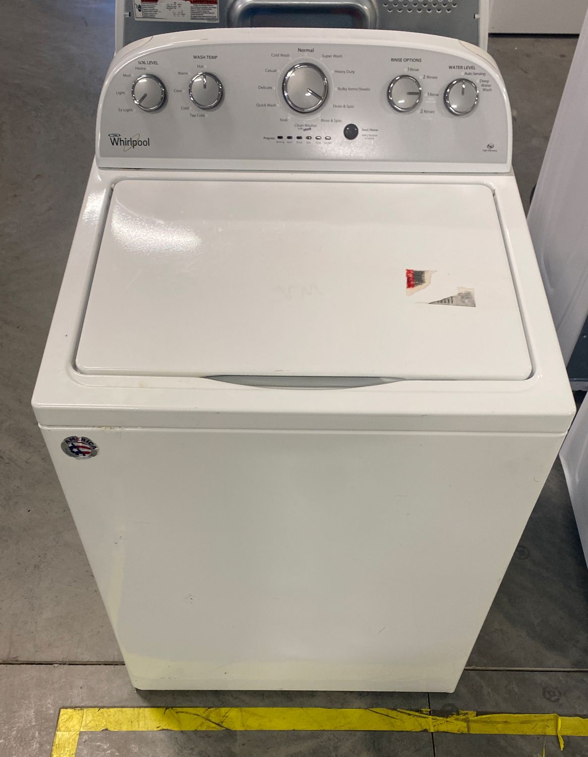 Whirlpool® 3.5 Cu. Ft. Top Load Washer with Deep Water Wash Option - Model # WTW4816FW1