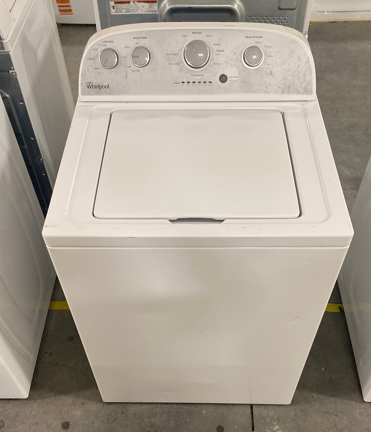 Whirlpool® 3.6 Cu. Ft. Top Load Washer - Model # WTW4800BQ1