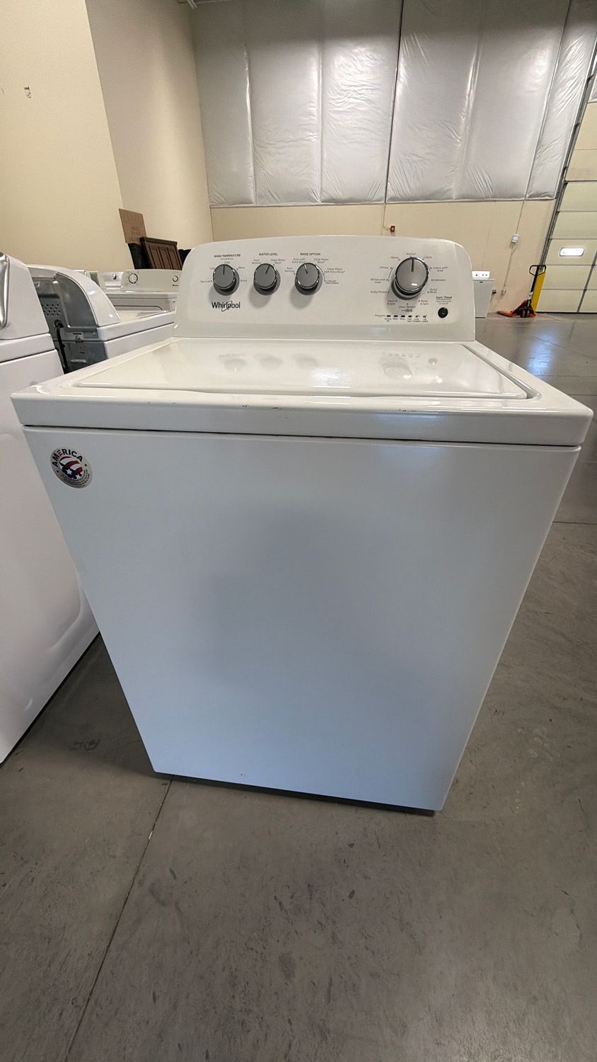 Whirlpool® 3.8 Cu. Ft. Top Load Washer with Soaking Cycles, 12 Cycles - Model # WTW4855HW2