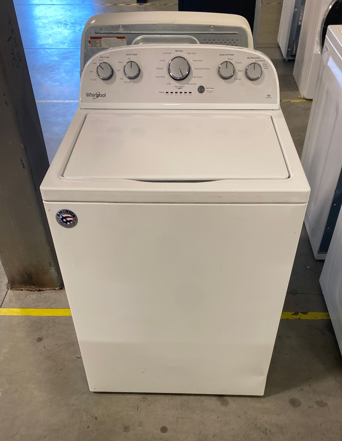 Whirlpool® 3.5 Cu. Ft. Top Load Washer with Deep Water Wash Option - Model # WTW4816FW2