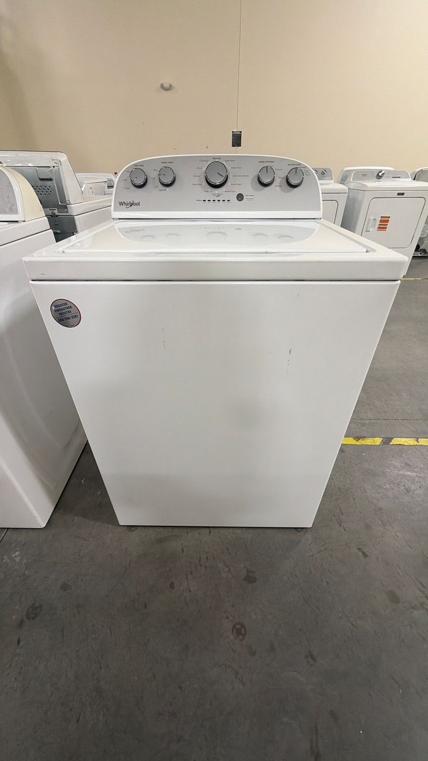Whirlpool® 3.5 Cu. Ft. Top Load Washer with Deep Water Wash Option - Model # WTW4816FW3