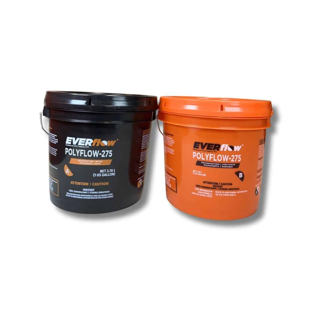 Kit de polyaspartique aliphatique POLYFLOW, Caractéristique: POLYFLOW-275, low solids,2 us gal kit