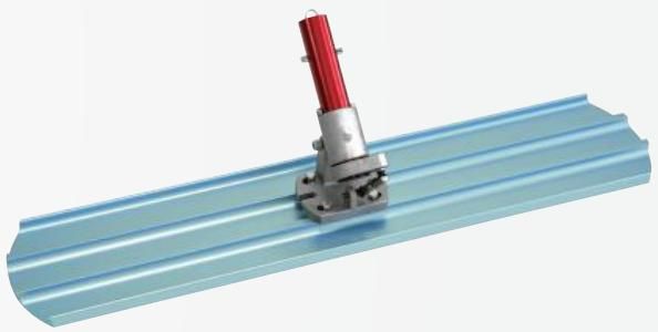 Round End Magnesium Bull Float Blade With Rock&amp;Roll Bracket