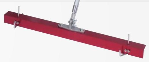 Floor dedicated sled pushing rake
