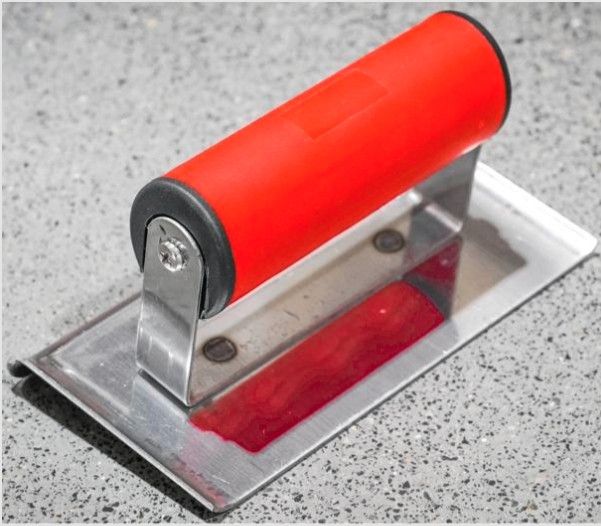Stainless steel concrete hand edger（Curved ends)